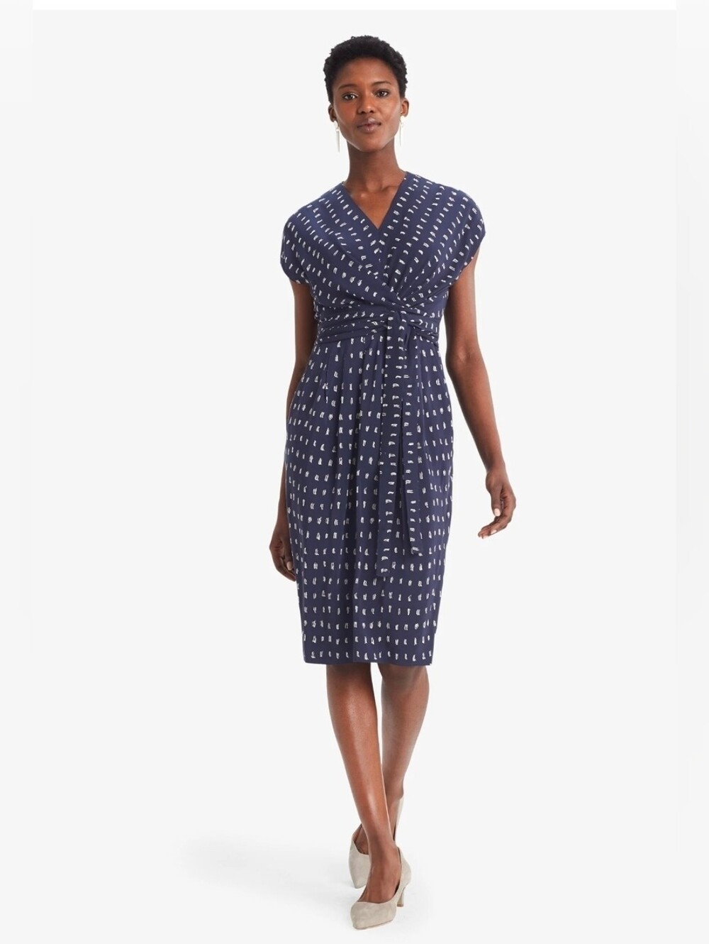 M.M. LaFleur The Noel Faux Wrap Dress size 4